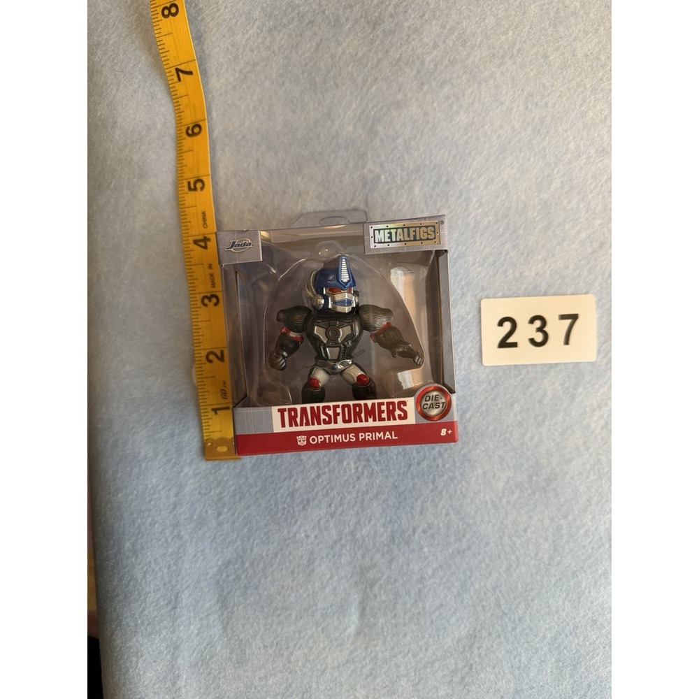 Jada METALFIGS Transformers Optimus Primal DieCast Mini Figure New Optimus Prime